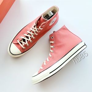 Converse Chuck 70 Hi Terracotta Pink Egret Women's 5.5